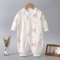 thumbnail image 2 of CAUYDY 3 6 9 12 18 24 Months Baby Girl Going Home Outfit Newborn Clothes Preemie Long Sleeved Sleepers Infant Girls Pajamas Fall Winter Romper Sizes 3-6 Months,Pink, 2 of 5