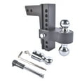 thumbnail image 6 of GELUOXI Black Aluminum Trailer Tow Hitch Fits 2.5" Receiver 8" Drop/Rise, 1-7/8" 2" 2-5/16" Tri Hitch Balls 18500 LBS, 6 of 13