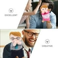 thumbnail image 3 of 2 marionetas de mano de dibujos animados de madre y padre, juguete educativo para niños, 3 of 6