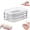 Three Layers, variant on Multi-layer Food Storage Box with Lid, Deli Meat Ham and Cheese Container for Fridge, Stackable Meal Prep Container Set for Refrigerator, Pantry & Deli