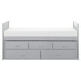 thumbnail image 1 of Lexicon Lit Simple en Bois Orion avec 2 Tiroirs de Rangement Lit Gigogne Gris, 1 of 6