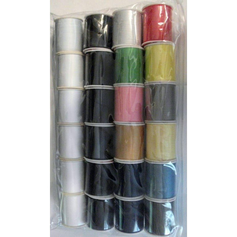 24 Assorted Spools of Thread Full Size 200 Yards Each