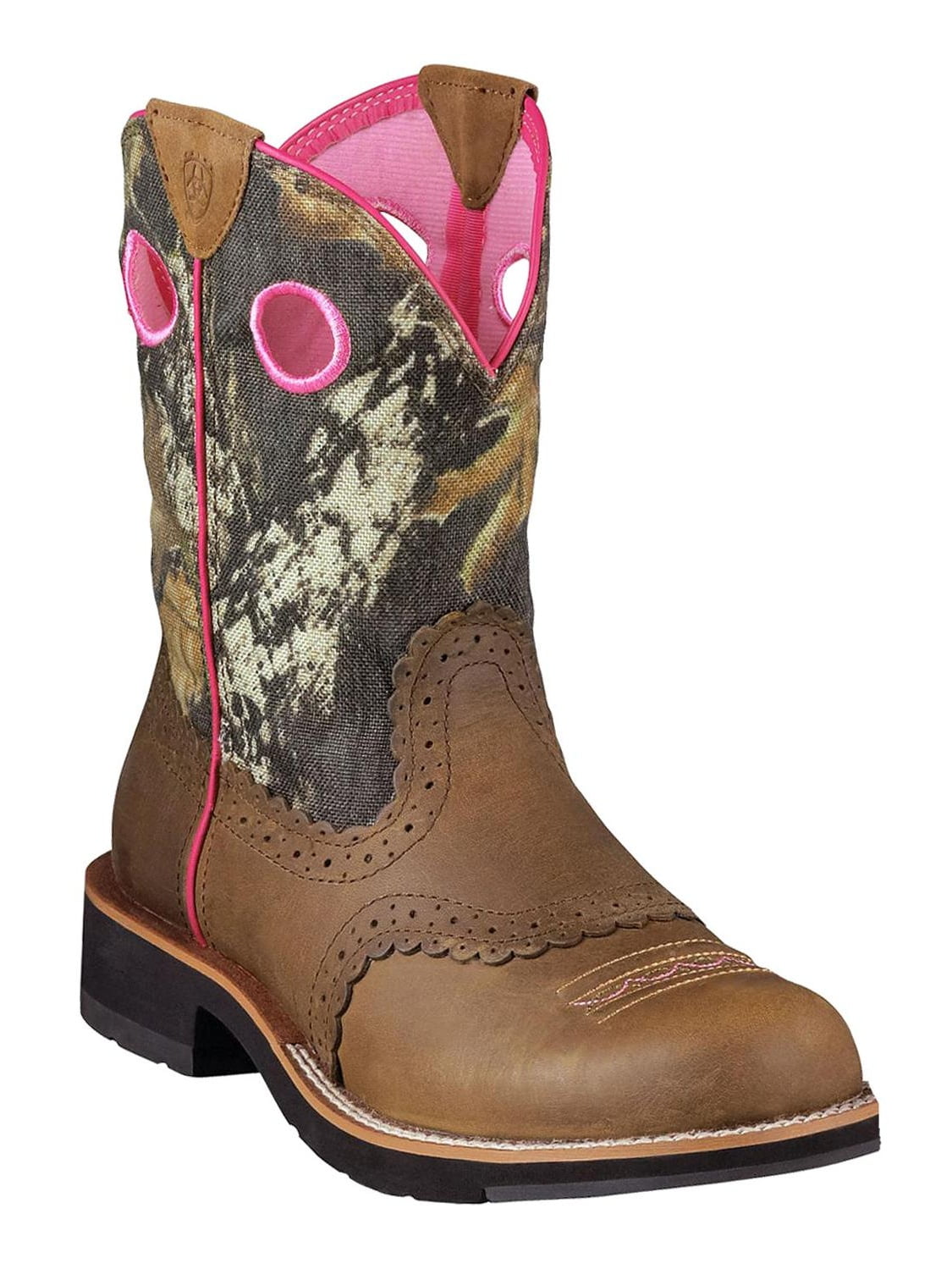 ariat boots pink camo