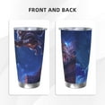 thumbnail image 3 of KLL Starry Sky Wall Flying Tiger Print 40oz Stainless Steel Insulated Car Cup with Spillproof Lid - Keep Your Drink Hot or Cold on the Go-Without Straw, 3 of 8