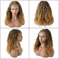 thumbnail image 4 of Lyricalhair Box Braided Wig for Black Women 18" Hand Braids Lace Front with Baby Hair Wigs Micro Twist Cornrow Braid Synthetic Hairpiece, 4 of 5