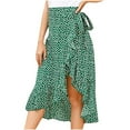 thumbnail image 2 of Fesfesfes Women Skirt Spring Printing Skirt High Waist Long Dress Bohemian Swing A-Line Skirts or, 2 of 8