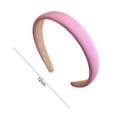 thumbnail image 6 of Women Headband Solid Color Elastic Sponge Lightweight Anti-slip Hair-fixed Regular Fit Washing Face Hair Hoop Hair Accessories, 6 of 7