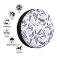 thumbnail image 4 of Naloa Lavender Flowers PVC Leather Spare Tire Wheel Cover for Car Truck SUV Camper Trailer Universal Fit many size16 inch, 4 of 6