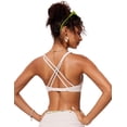 thumbnail image 2 of Top de Bikini CRZ YOGA con Nudo Frontal y Escote en V Blanco XL, 2 of 5