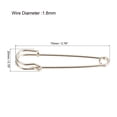 thumbnail image 2 of Unique Bargains Silver Tone Metal Safety Pins Sewing Fastener (15 Pack), 2 of 5
