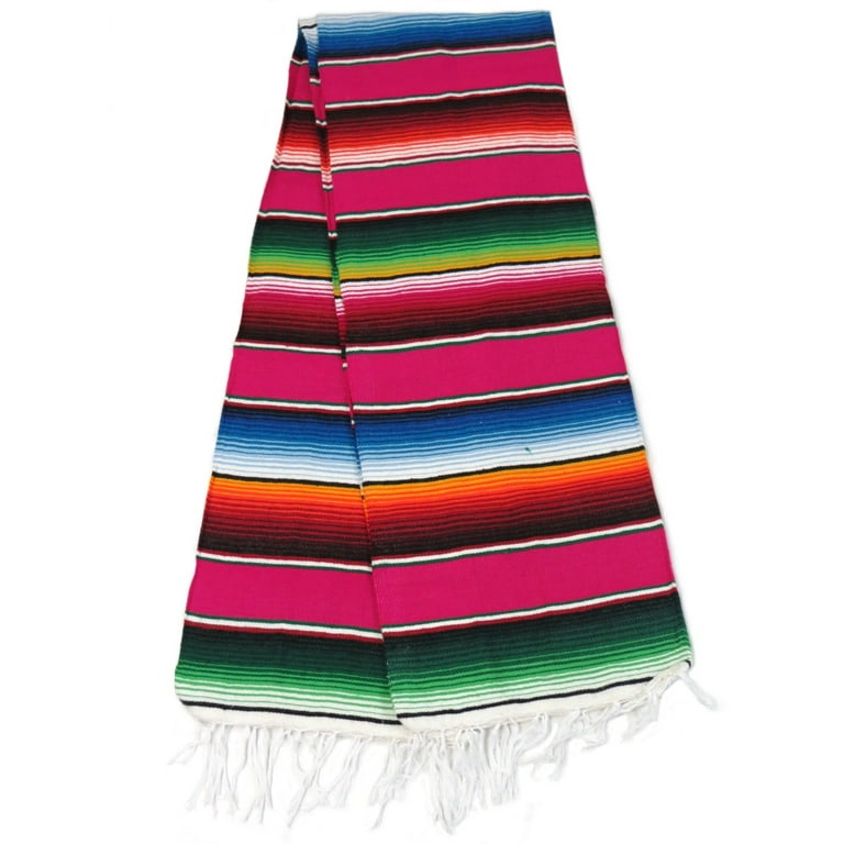 Mexican Serape Sarape Blanket XL 84