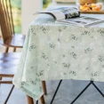 thumbnail image 2 of Korean Style Daisy Tassels Cotton Floral Tablecloth,Tea Table Decoration,Rectangle Table Cover for Kitchen Wedding Dining Room (Golden Daisy,140x240cm), 2 of 7