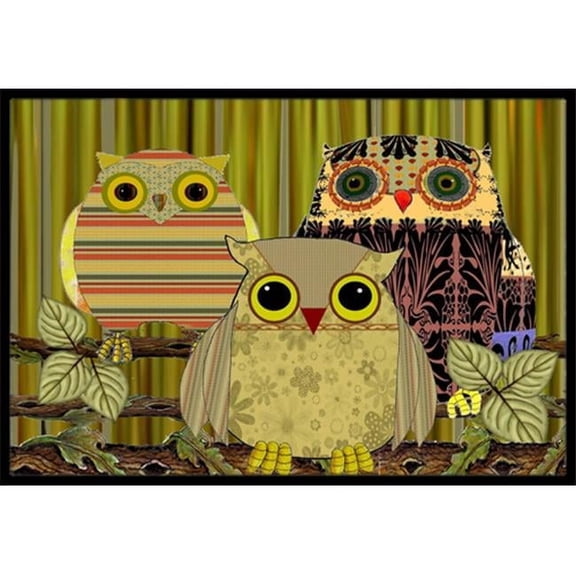 Fall Wisdom Owl Indoor & Outdoor Mat, 18 x 27 in.