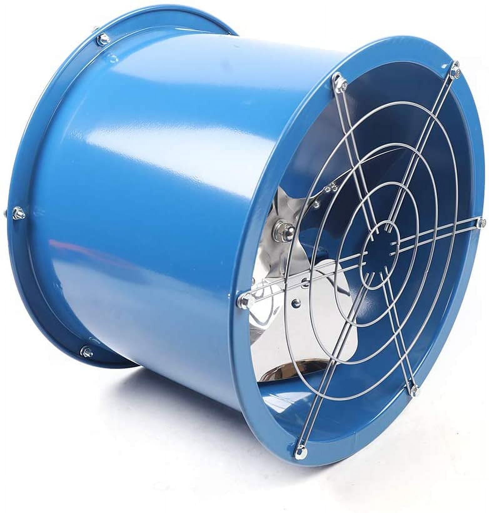 DENEST 16 inch Axial Fan Cylinder Pipe Spray Booth Paint Fumes Exhaust Fan Silent 110V