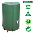 thumbnail image 3 of 50/66/100 Gallon Folding Rain Barrel Water Collector Green 50 Gallon, 3 of 5