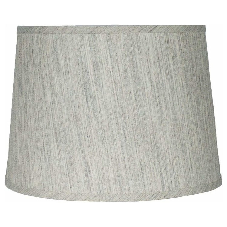 Urbanest French Drum Lamp Shade,Textured Flax Linen, 10x12x8.5", Natural