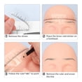 thumbnail image 4 of 10-Piece Disposable Eyebrow Ruler Set: Clear PVC Stencils for Precise Brow Shaping, Ideal for Professional and Beginner Use, Easy DIY Tool for Symmetrical Eyebrow Design, 4 of 7