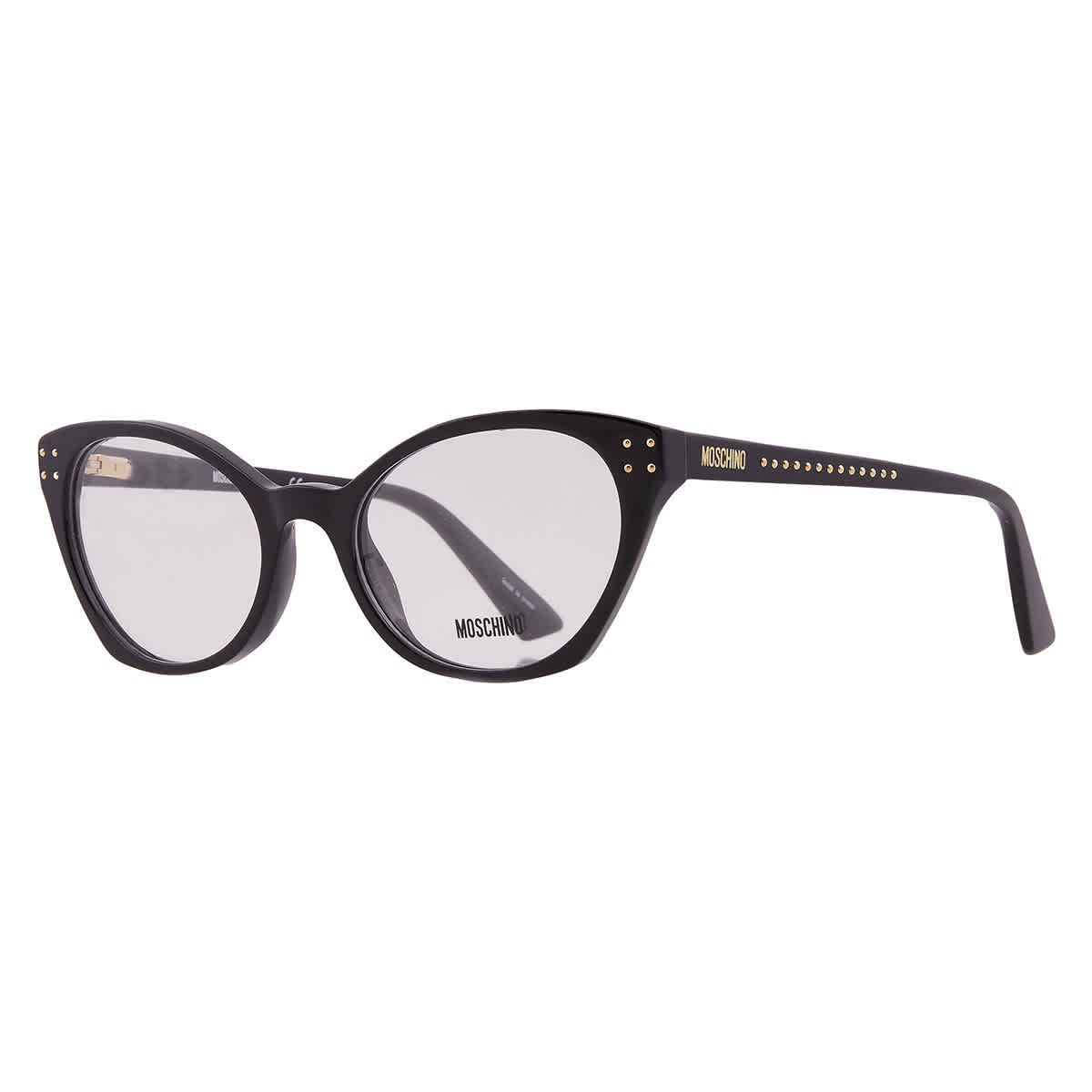 NEW MOSCHINO EYEGLASSES BLACK BLUE HAVANA WOMEN EYEWEAR MOSCHINO MOS583 0EDC 00 Opticontacts.com -- Moschino MOS583 main image 3