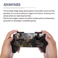thumbnail image 5 of Uxcell Mobile Game Controller Gaming Trigger Joystick 4 in 1 D9 Gamepad Button High Sensitive with 1 Sucker, 5 of 5