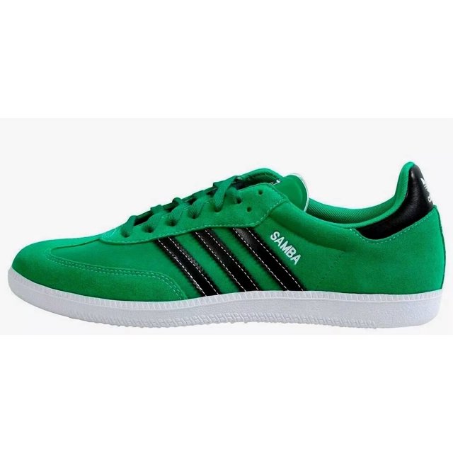 US11 Ad-id-as OG Men's SAMBA SNEAKERS 80 G05888 MFG date 2009 Black/Green RARE!