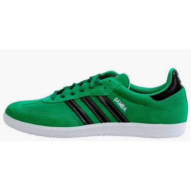 US11 Adi-das OG Men's SAMBA SNEAKERS 80 G05888 MFG date 2009 Black/Green RARE!