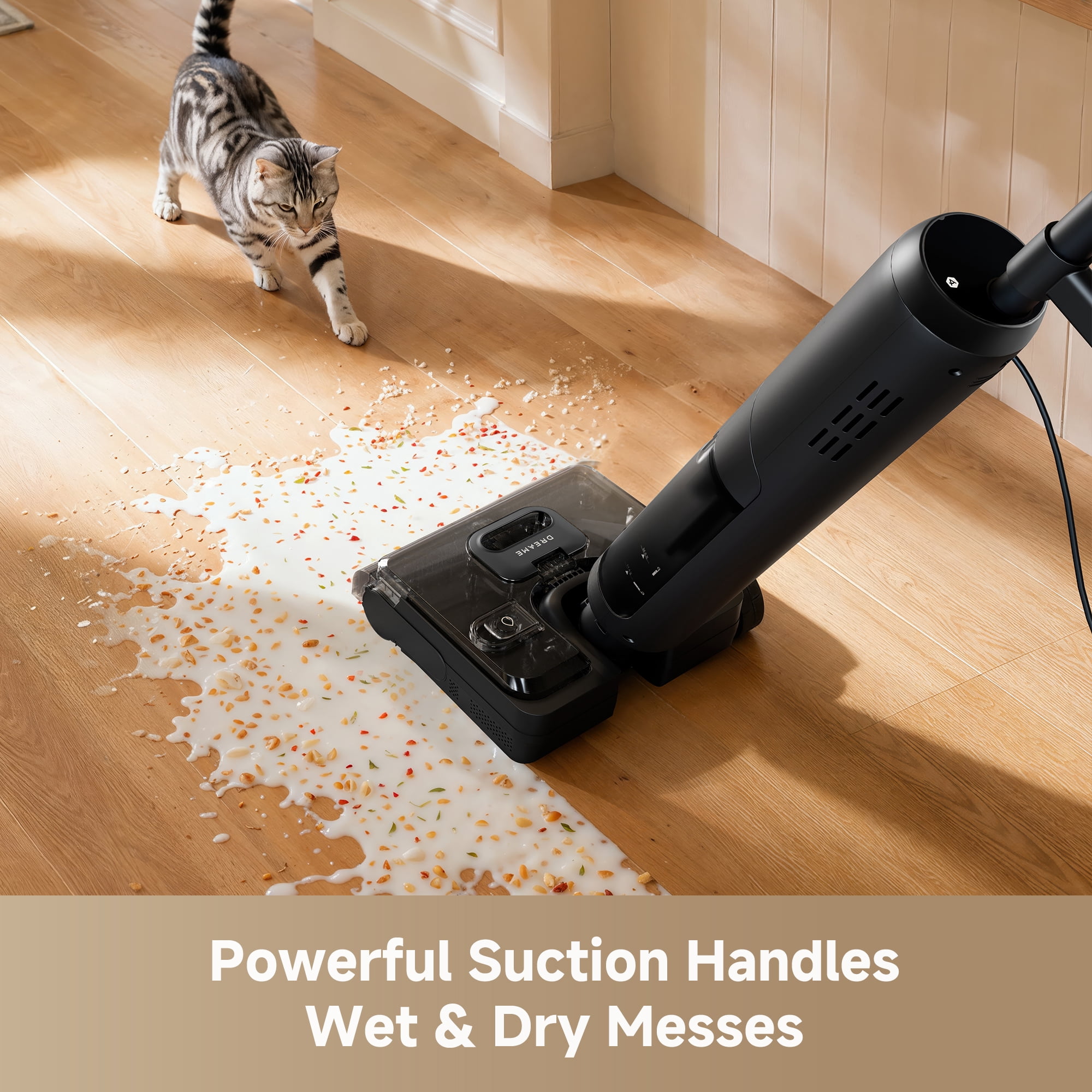 Dreame G10 SteamVac Corded Wet Dry Vacuum Mop with Steam Wash for Hard Floors
