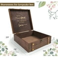 thumbnail image 7 of Wedding Keepsake Box with Lids Bride to Be Wedding Gifts Wood Memory Box Bridal Shower Gifts Engagement Couples Gifts Mr Mrs Christmas Gifts, 7 of 7