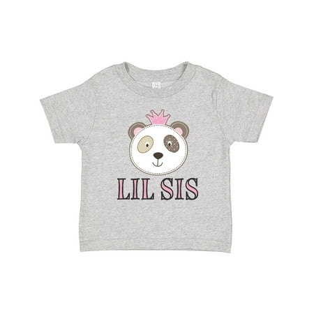 

Inktastic Little Sister Panda Lil Sis Girls Toddler T-Shirt
