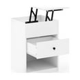 thumbnail image 6 of Furinno Jensen Lift Top Nightstand, Solid White, 6 of 9