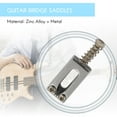 thumbnail image 2 of 6 Pieces Electric Guitar Bridge Saddles Flat Set for Guitar Replacement, 2 of 8