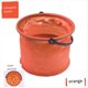 thumbnail image 2 of Cubo Plegable Naranja, Cubo de Pesca Portátil Plegable, Cubo de Color Artístico, Arandela para Bolígrafos, 2 of 6