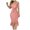 Pink, variant on WIZUTIZ Wrap Dress for Women Slim Fit One Shoulder Twist Front Ruffled Solid Shift Dress Sleeveless Shift Dress for Ladies Midi Dress Super Soft Wedding Dress Green