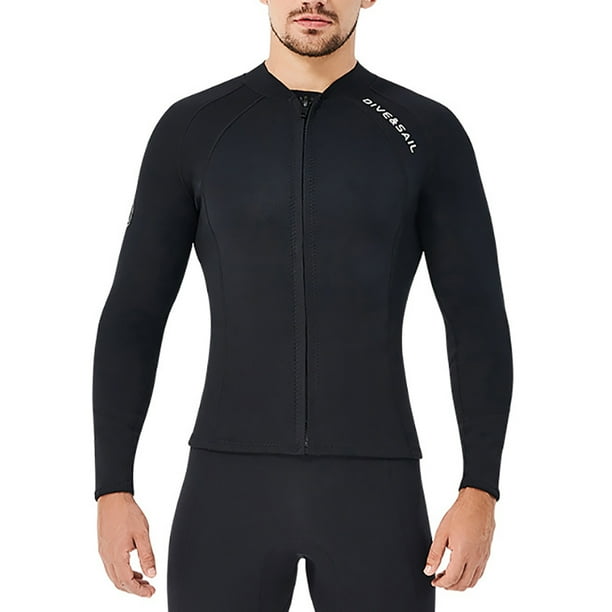 Buceo de 2 mm Tops de traje de neopreno Tops Términos térmicos Trajes UV Protección Ubicación Buceo Trajes de buceo tamaño grande Surf Traje de surf para aeróbicos de agua Snorkeling 3XL Yuarrent OD003293-06