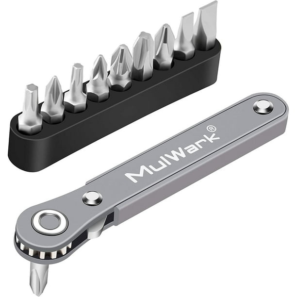 MulWark 11pc 1/4 Mini Ratchet Wrench Close Quarters Pocket S MULWARK MULWARK