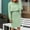 Green, variant on Babysbule Lounge Sets for Women Women's Stylish Solid Pullover Knitted Sweater Dress Suit Tracksuit Homewear