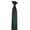 Black Green, variant on Stylish Solid Color Clip On Neck Tie with Quick Fastening for Men and Women