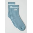 thumbnail image 2 of WKX Unisex Crew Socks Women Athletic Casual Wear Work 1Pair, Light Blue, 2 of 8