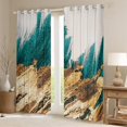 thumbnail image 2 of Castle Fairy Boys Girls Abstract Marble Curtains Pack of 2 (42x84 Each),Stone Pattern Curtains Blackout,Marbling Watercolor Bedroom Curtains,Super Cozy Room Decor, 2 of 6