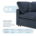 thumbnail image 5 of 130" Oversized Modular Sectional Couch, 6-Seat Chenille Cloud Couch with Ottoman, Convertible U-Shaped Sleeper Sofa, Free Combination Sofa for Living Room, 5 of 8