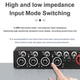 thumbnail image 4 of Refurbished Estbridge 4 Channel Portable Recording Sound Card, 24-Bit 192kHz, 4-In 2-Out USB Audio Interface, Driver-Free, Black Metal Desktop, MD44, 4 of 5
