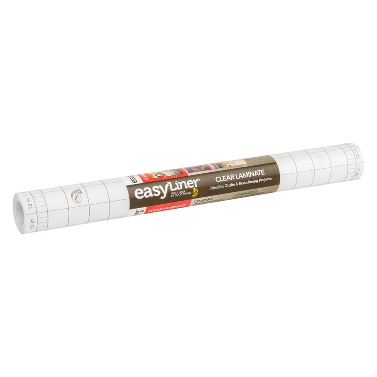 Duck Brand EasyLiner Clear Adhesive Laminate Shelf Liner, 18" x 24' photo 4