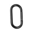 thumbnail image 2 of Visland Carabiner Hook Strong Load-bearing High Strength Tight Fit Galvanized Iron Connecting Ring Rebound Chain Hook Outdoor Accessories, 2 of 7