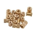 thumbnail image 4 of HEMOTON  330 Pcs Brass Knurled Screw Nut Classification Fastener Key Mix, 4 of 8