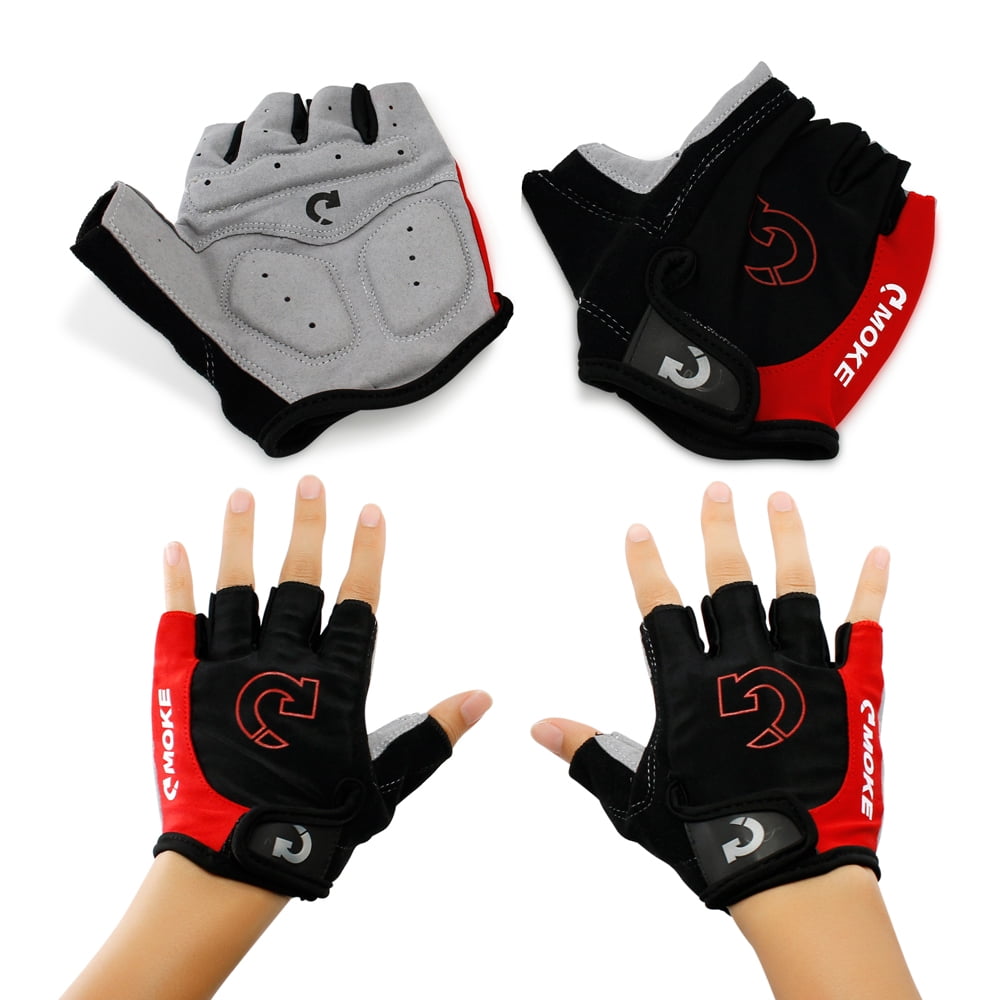 New Fashion Cycling Bike Bicycle Motorcycle Shockproof Outdoor Sports Half Finger Short Gloves by