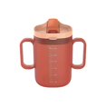 thumbnail image 2 of 2pcs Plastic Sippy Cup Baby Straw Cup With Straw for Toddlers Baby Water Bottle for Drinking And Training Unbreakable Home Travel Use, 2 of 3