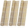 thumbnail image 1 of Bamboo Sushi Mat 3 Pack, Sushi Rolling Mat Bamboo, Sushi Making Kit for Beginners, 1 of 5