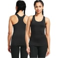 thumbnail image 6 of NELEUS Womens Tight Fitting Base Layer Dry Fit Tank Top 3 Pack,Black,US Size 2XL, 6 of 9