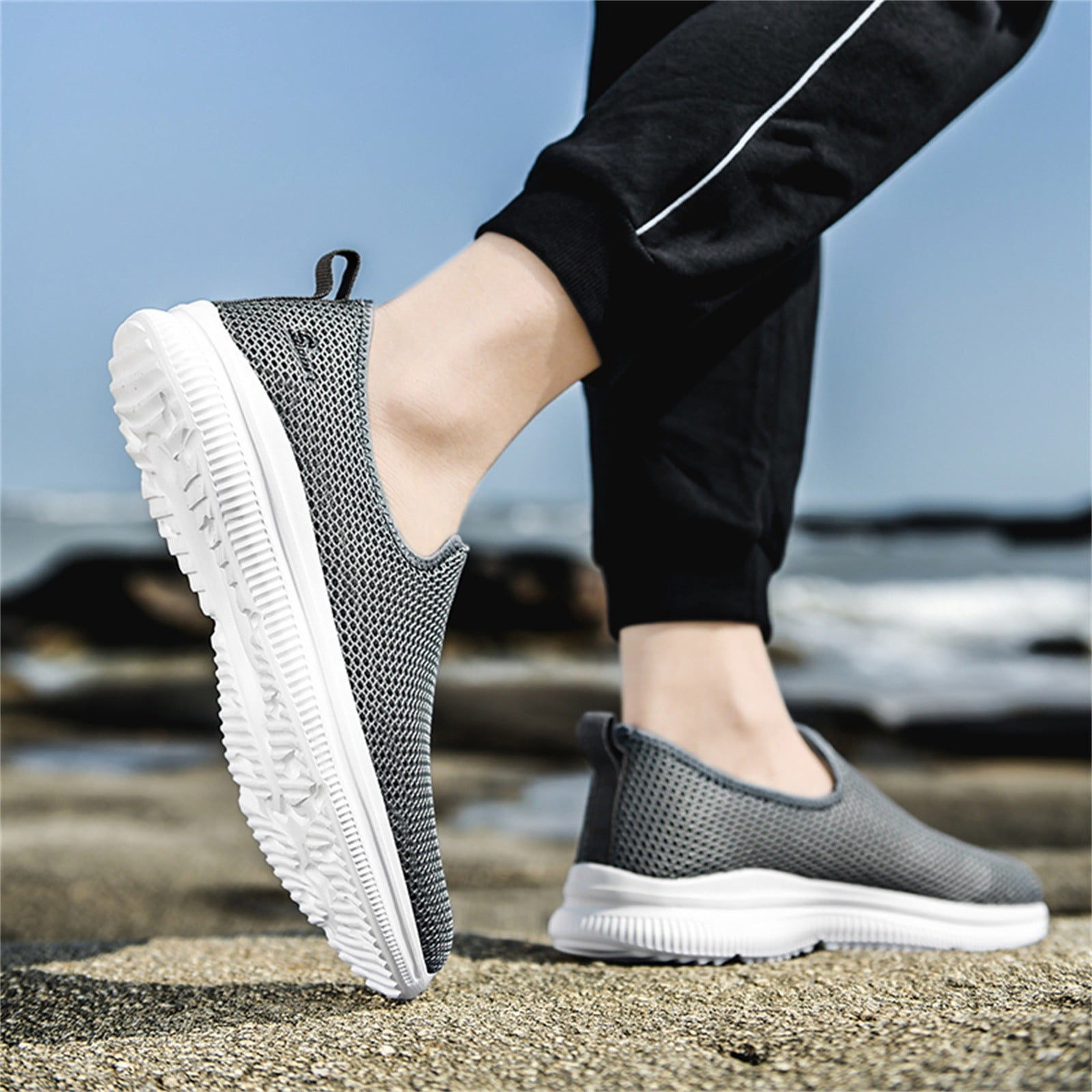 Mens Casual Loafers Slip On Walking Dress Boat Shoes 