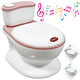 thumbnail image 1 of Bañito Entrenador para Niños  Diseño Realista y Sonido de Agua Espacio para Toallitas Base Antideslizante - Rosa, 1 of 8