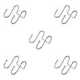 thumbnail image 3 of Inteprter Gancho de almacenamiento en forma de S doble de acero inoxidable para baño, cocina, pared, puerta, organizador, accesorios Type2 NO2 Inteprter CBP084782, 3 of 4